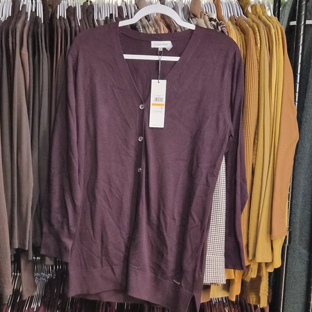 NWT Calvin Klein Cardigan Sweater
